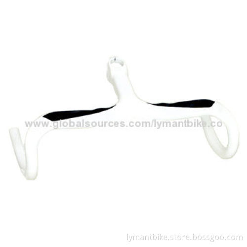 Bicycle Bull Horn Handlebar, Made of Full Carbon, Center ¢28.6mm, Width 440mm